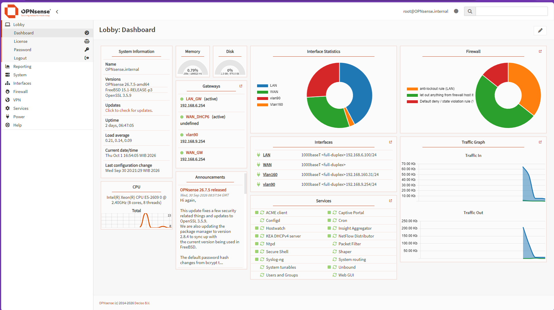 OPNsense Firewall & Captive Portal